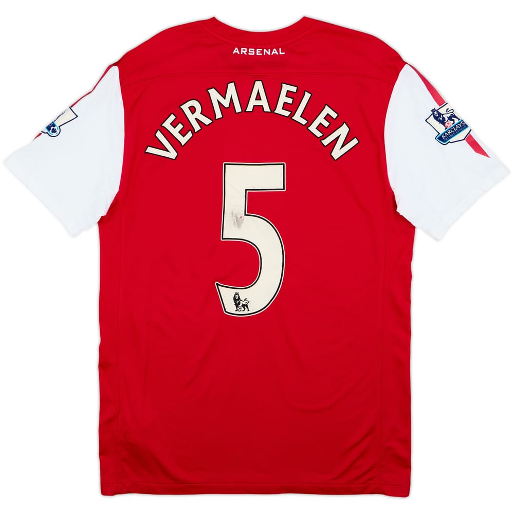 2011-12 Arsenal Home Shirt Vermaelen #5 - 5/10 - (L)