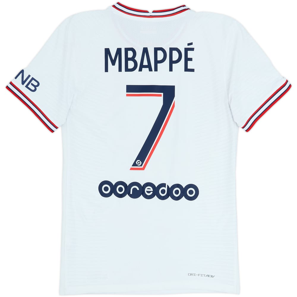 2021-22 Paris Saint-Germain Authentic Fourth Shirt Mbappe #7 - 8/10 - (XS)
