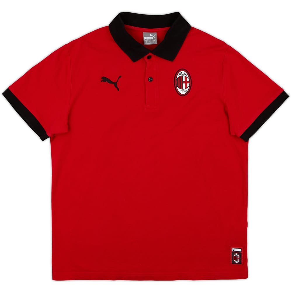 2018-19 AC Milan Puma Polo Shirt - 8/10 - (L)
