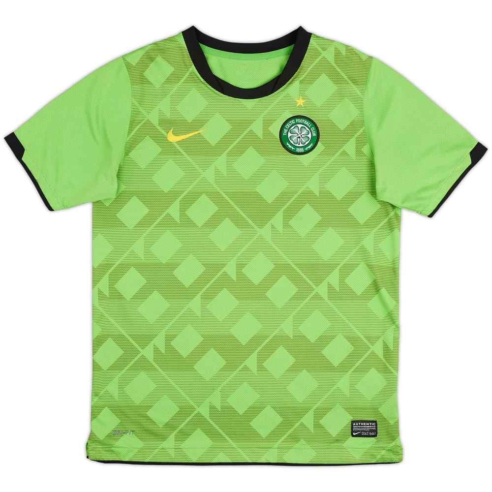 2010-11 Celtic Away Shirt - 8/10 - (13-14 Years)