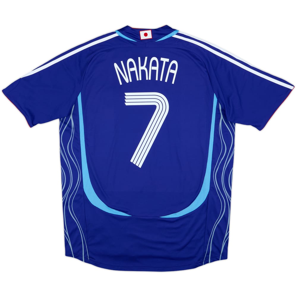 2006-08 Japan Home Shirt Nakata #7 - 8/10 - (L)