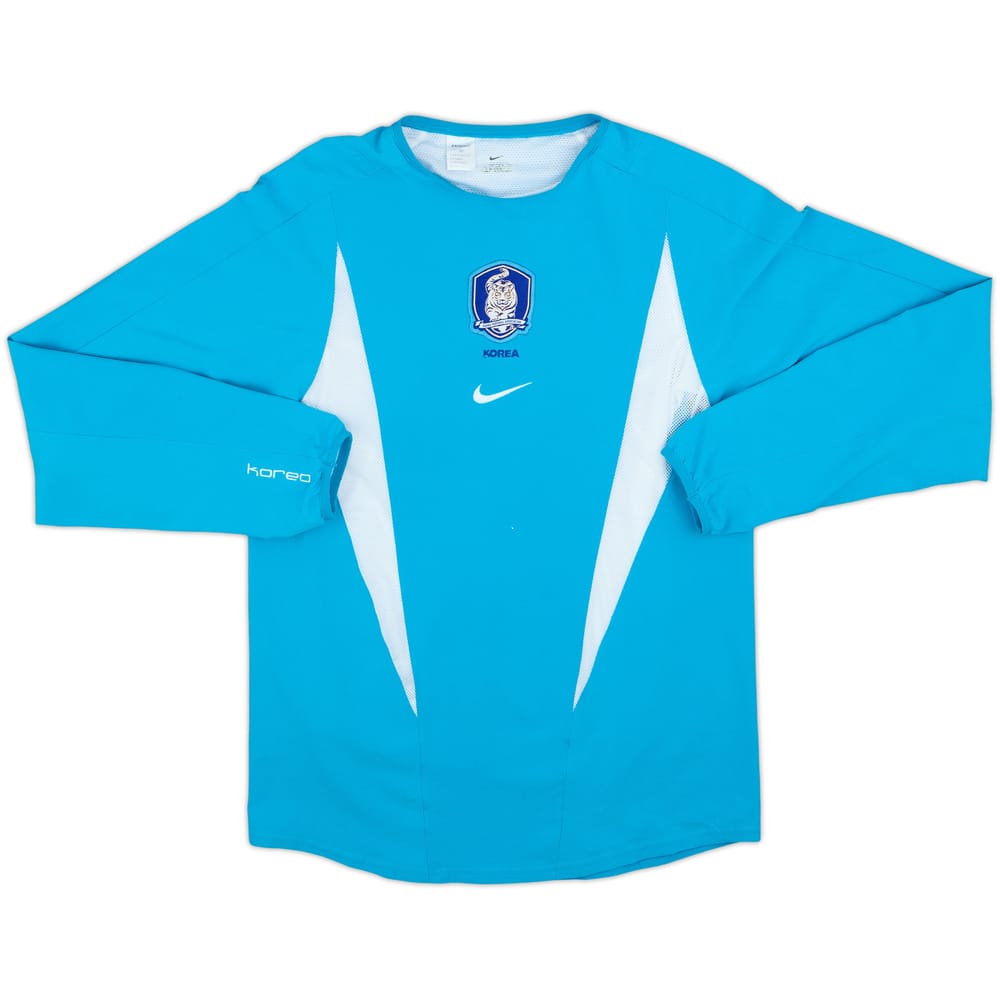 2002-03 South Korea Nike Player Issue Training L/S Shirt - 8/10 - (S)
