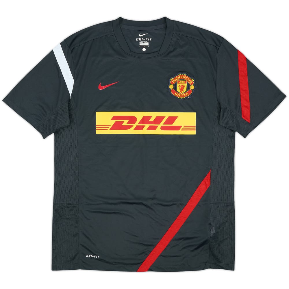 2012-13 Manchester United Nike Training Shirt - 9/10 - (L)