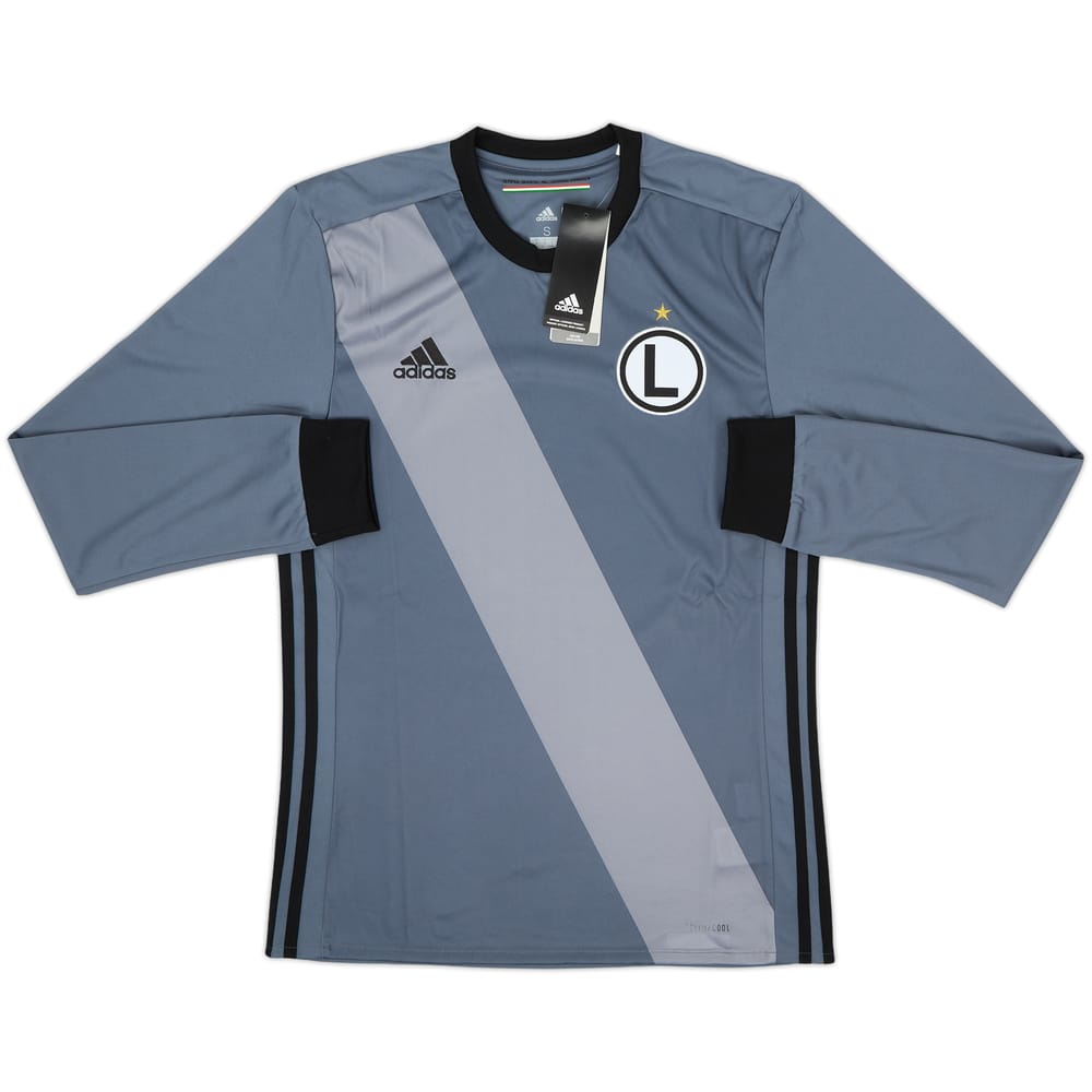 2017-18 Legia Warsaw Away L/S Shirt (S)