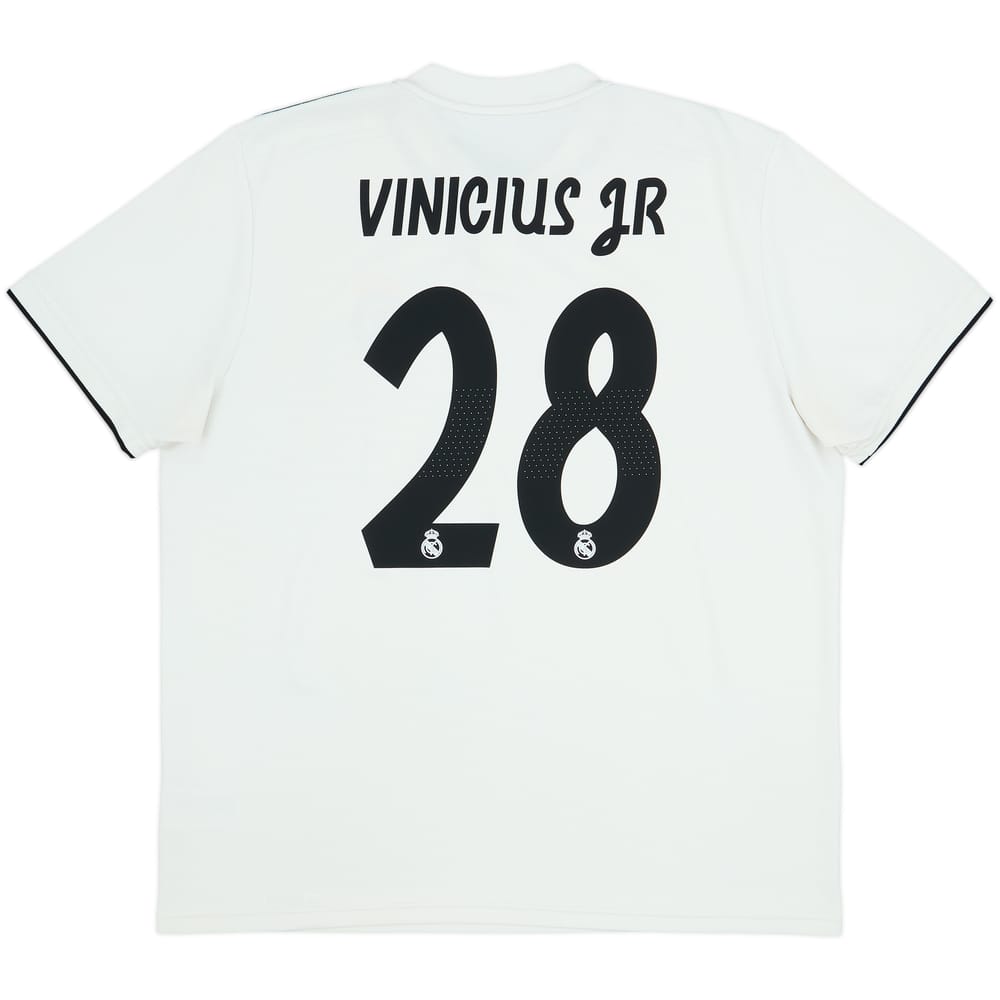2018-19 Real Madrid Home Shirt Vinicius Jr #28 - 6/10 - (XL)