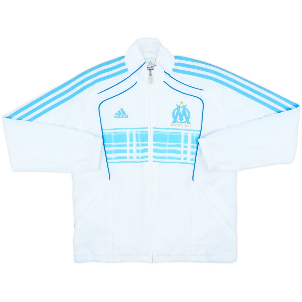 2010-11 Olympique Marseille adidas Track Jacket - 8/10 - (M.Boys)
