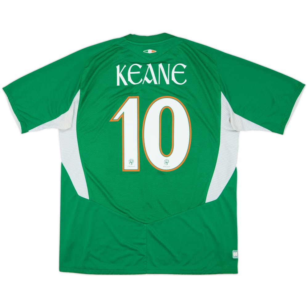 2004-06 Ireland Home Shirt Keane #10 - 5/10 - (L)