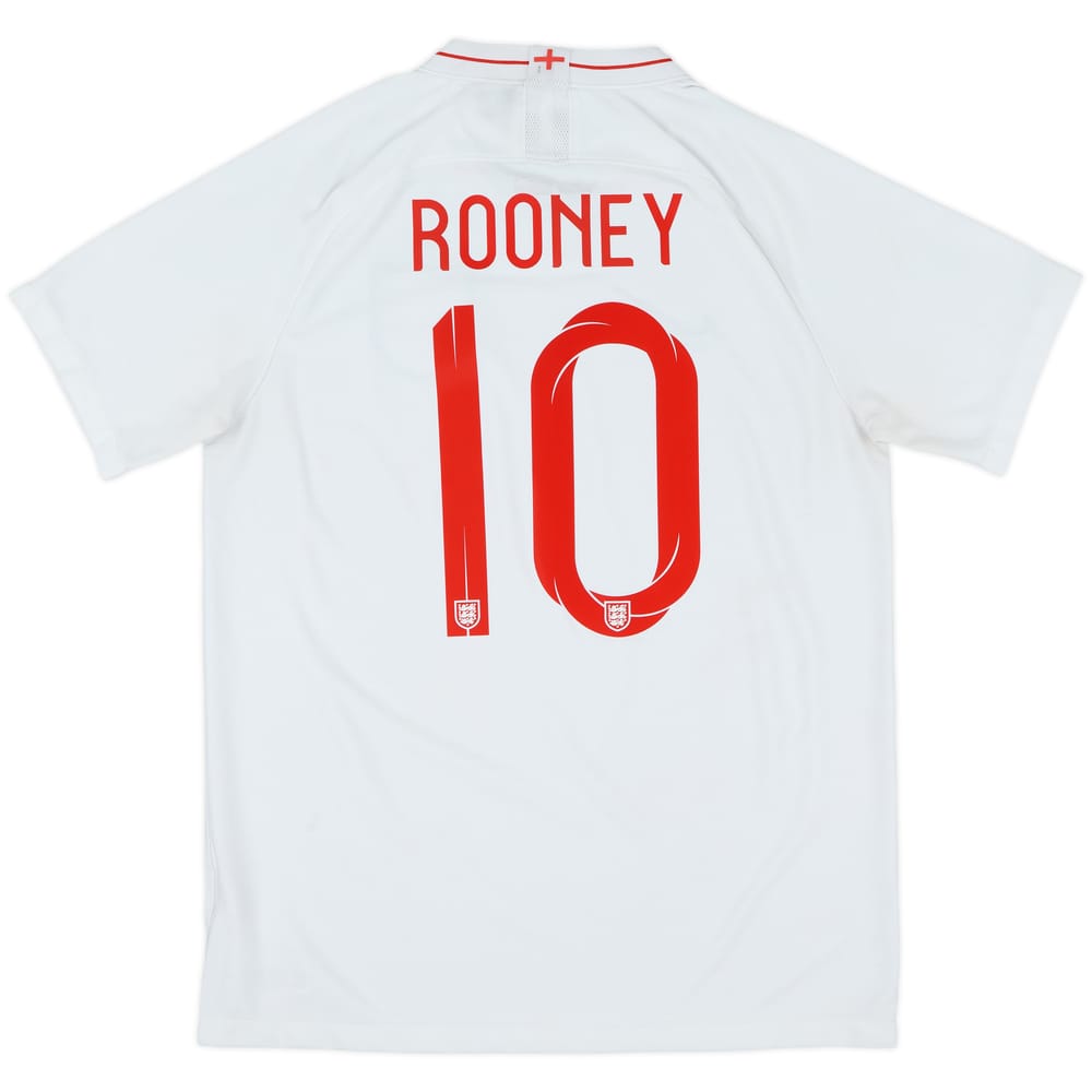 2018-19 England Home Shirt Rooney #10 - 7/10 - (L)
