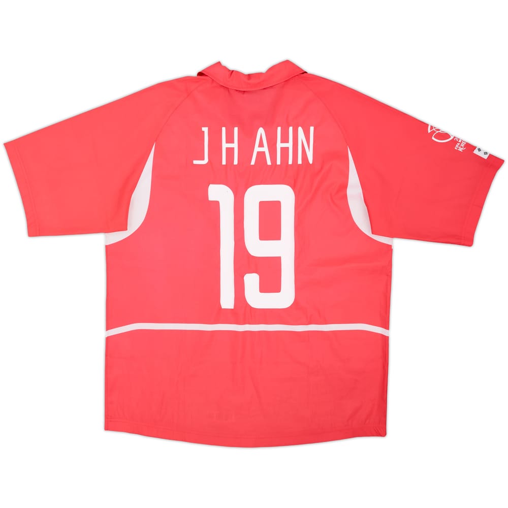 2002-03 South Korea Home Shirt J.H.Ahn #19 - 5/10 - (L)