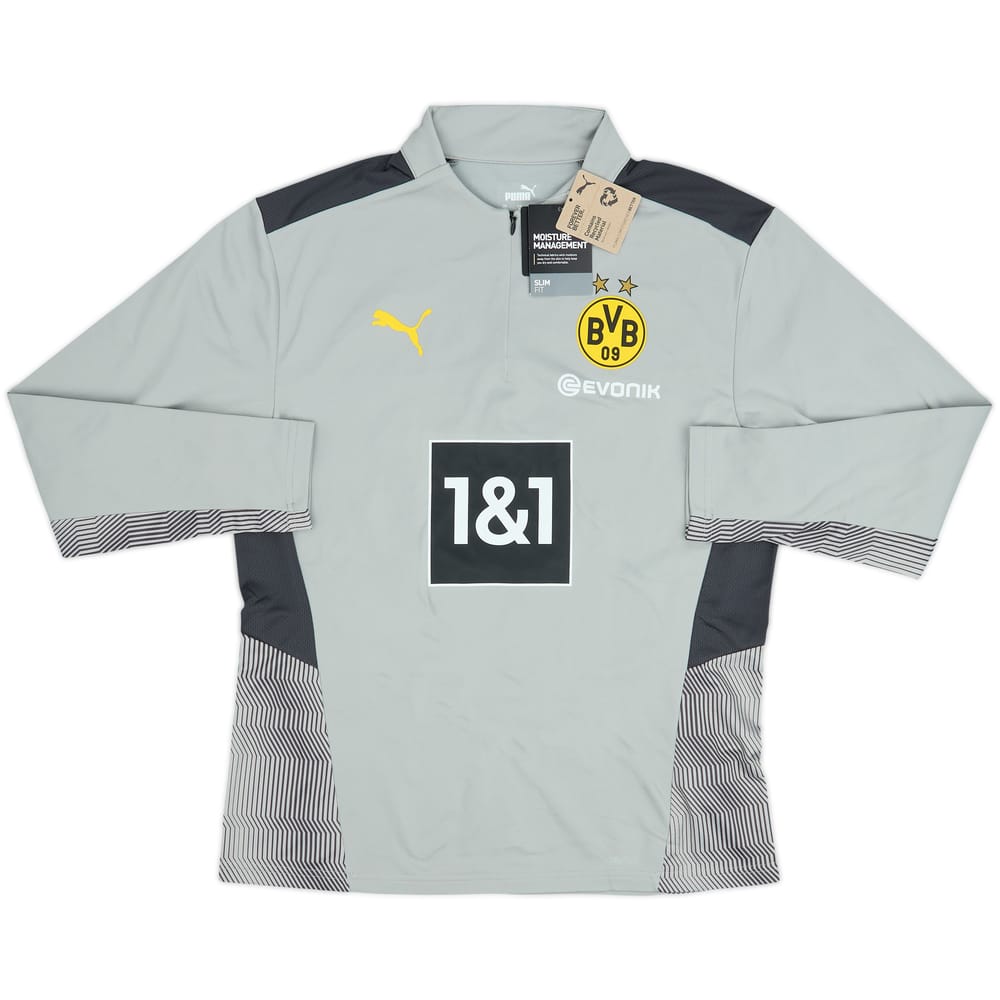 2021-22 Borussia Dortmund Puma 1/4 Zip Drill Top (L)