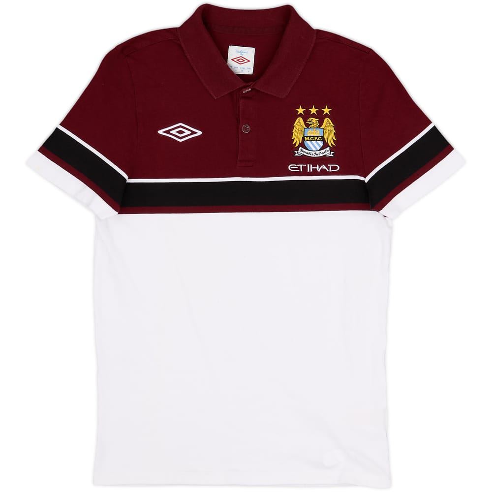 2010-11 Manchester City Umbro Polo Shirt - 9/10 - (S)