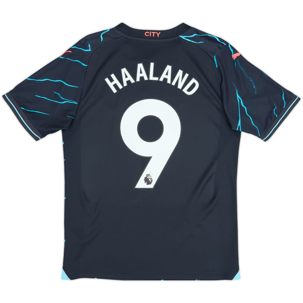 2023-24 Manchester City Third Shirt Haaland #9 - 10/10 - (M)