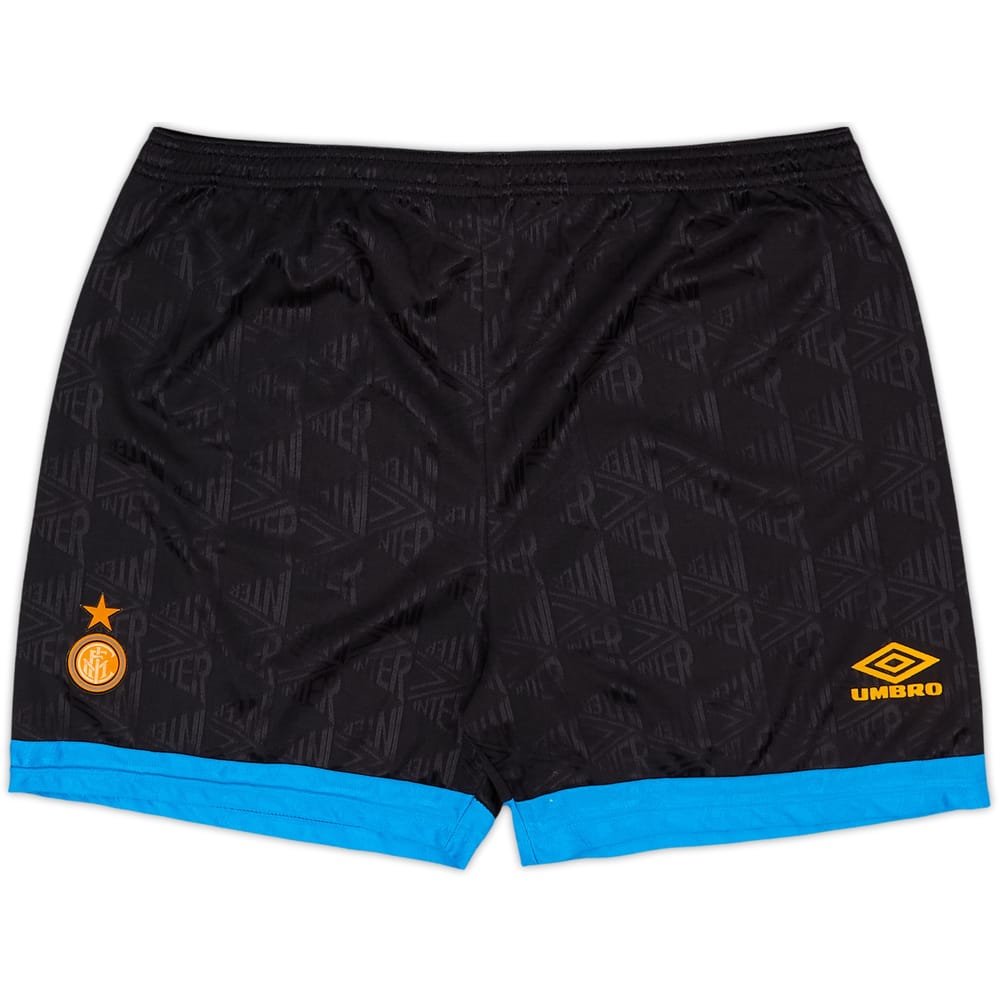 1991-93 Inter Milan Home Shorts - 8/10 - (L)