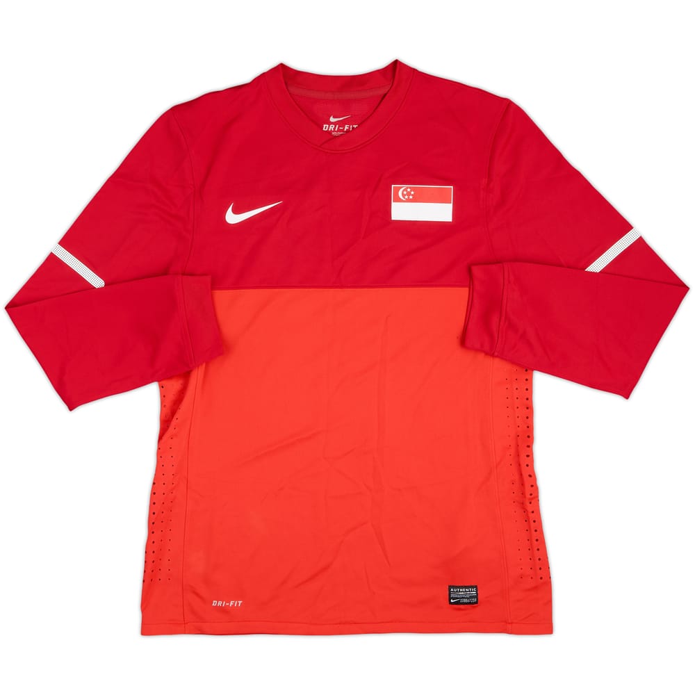 2010 Singapore Player Issue Home L/S Shirt - 7/10 - (XXL)