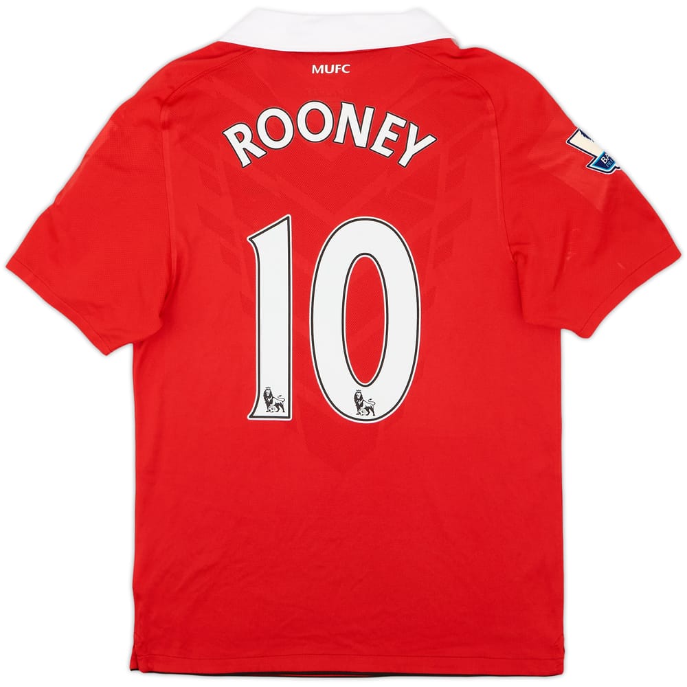 2010-11 Manchester United Home Shirt Rooney #10 - 9/10 - (S)