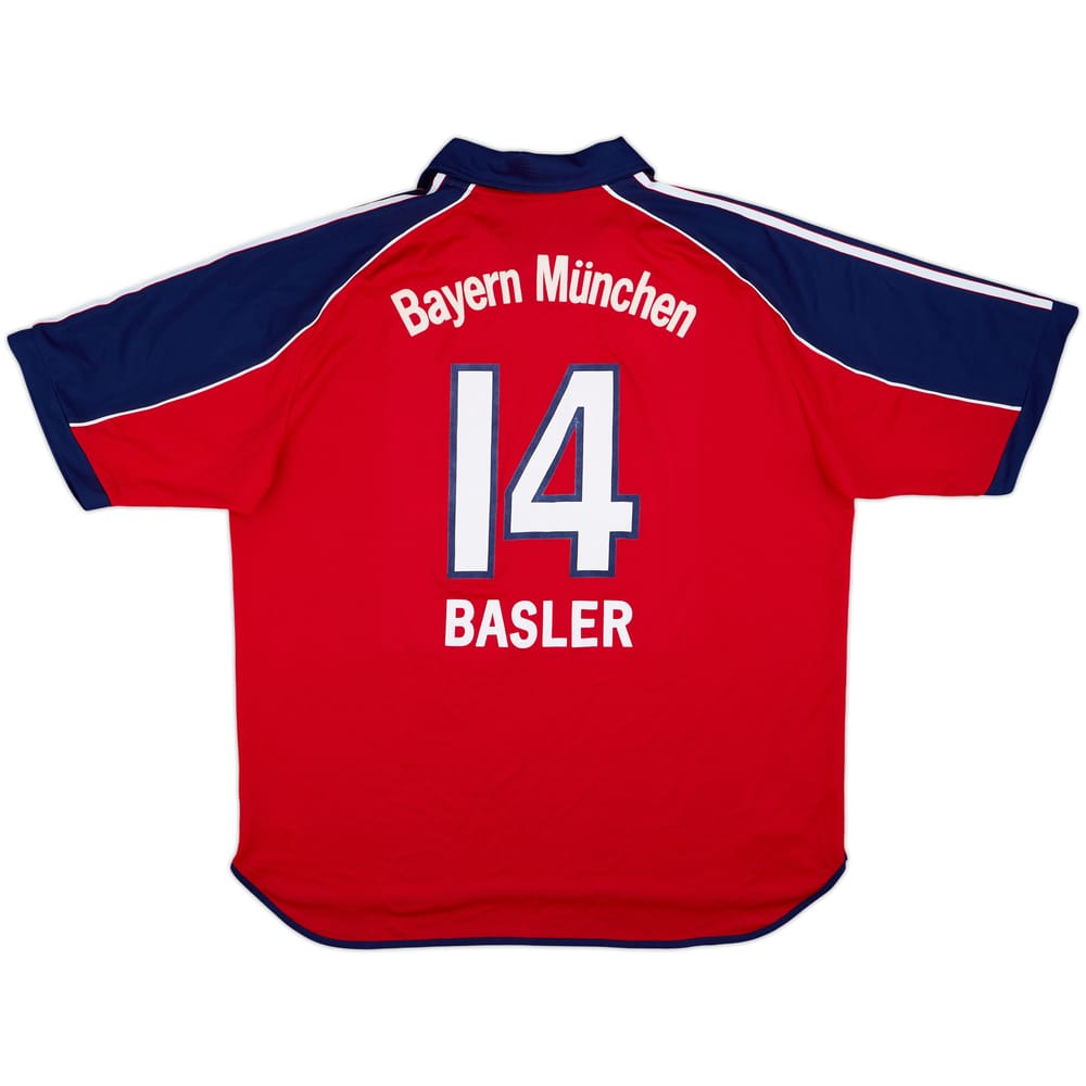 1999-01 Bayern Munich Home Shirt Basler #14 - 8/10 - (XXL)