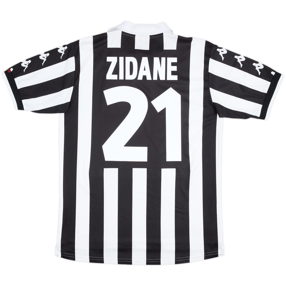 1999-00 Juventus Home Shirt Zidane #21 - 7/10 - (L)