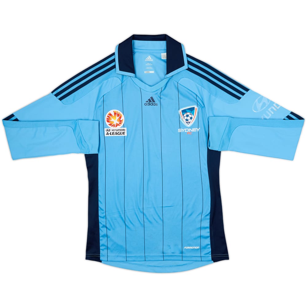 2012-13 Sydney FC Authentic Home L/S Shirt - 5/10 - (S)