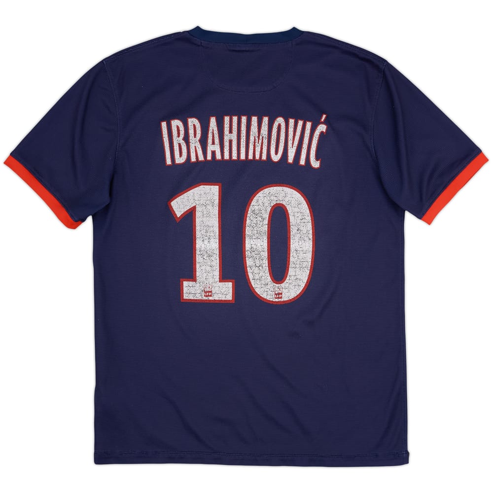 2013-14 Paris Saint-Germain Home Shirt Ibrahimovic #10 - 5/10 - (M)