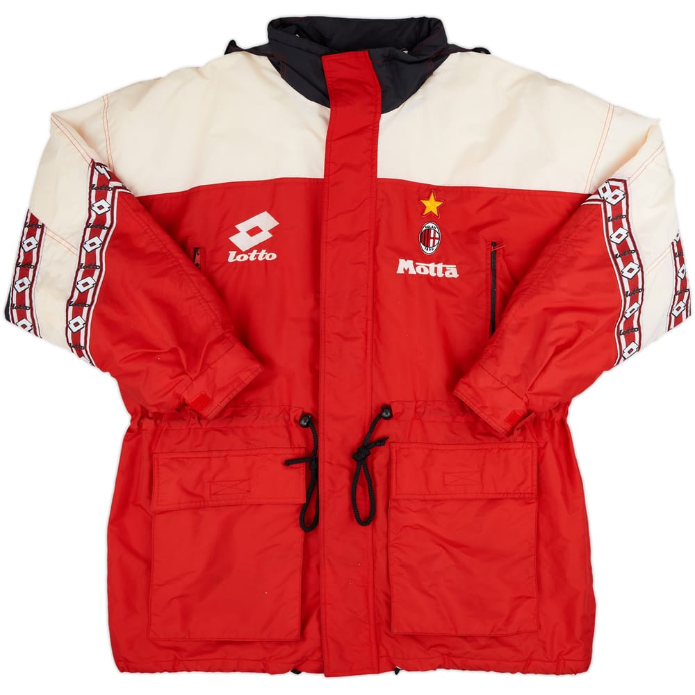 1994-95 AC Milan Lotto Padded Bench Coat - 8/10 - (L)