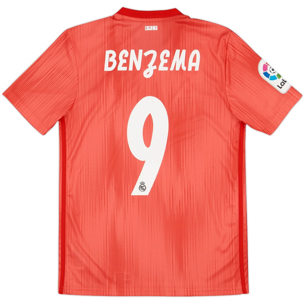 2018-19 Real Madrid Third Shirt Benzema #9 - 5/10 - (S)