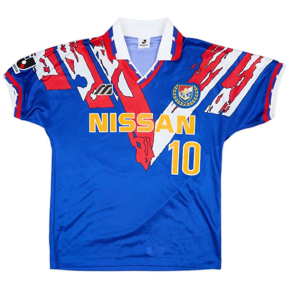 1993-94 Yokohama Marinos Home Shirt #10 - 8/10 - (M/L)