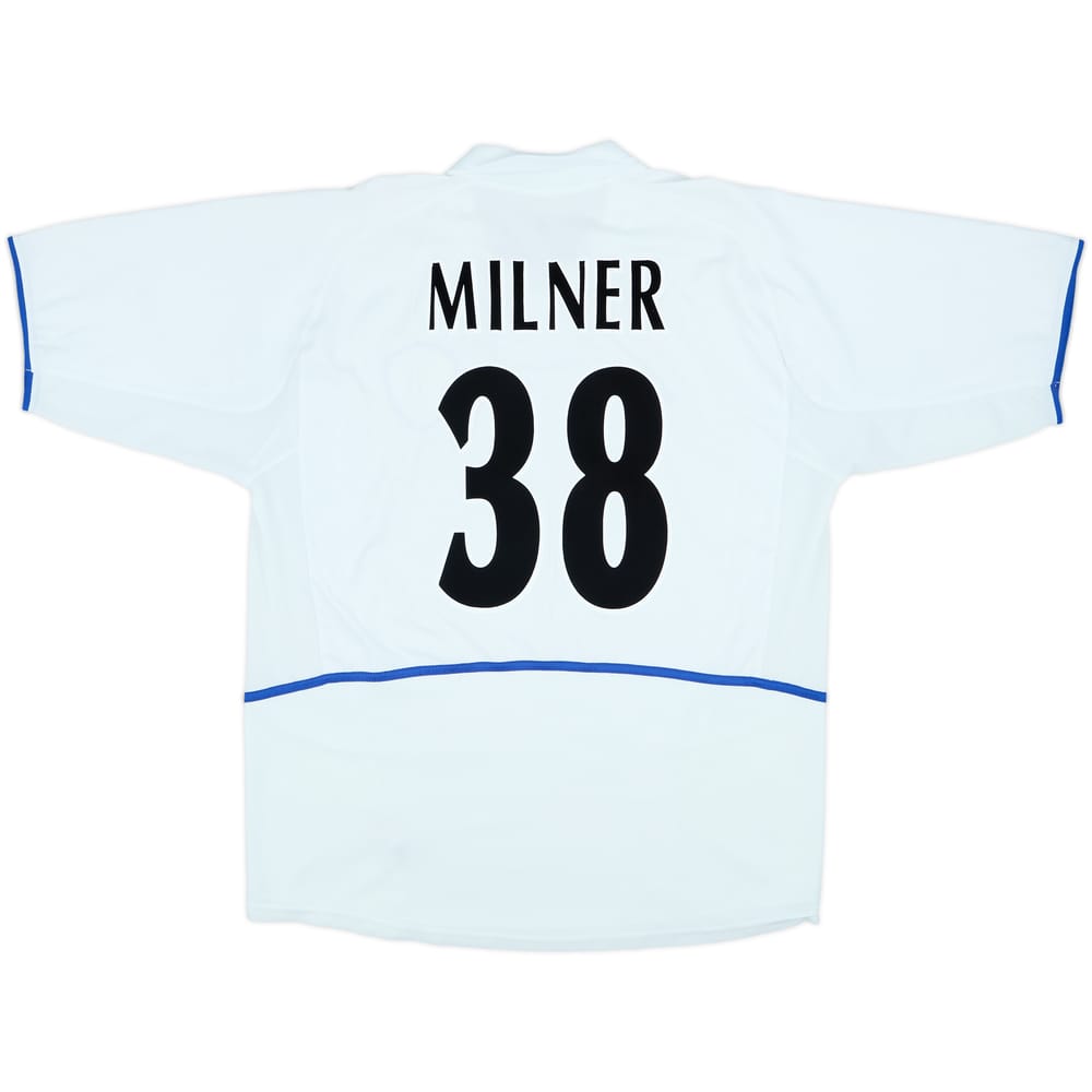 2002-03 Leeds United Home Shirt Milner #38 - 8/10 - (L)