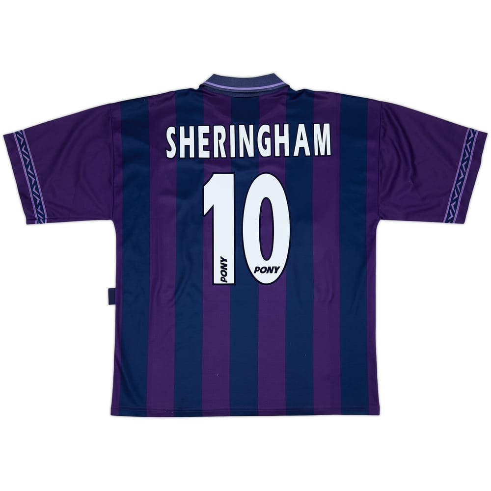 1995-97 Tottenham Away Shirt Sheringham #10 - 7/10 - (L)