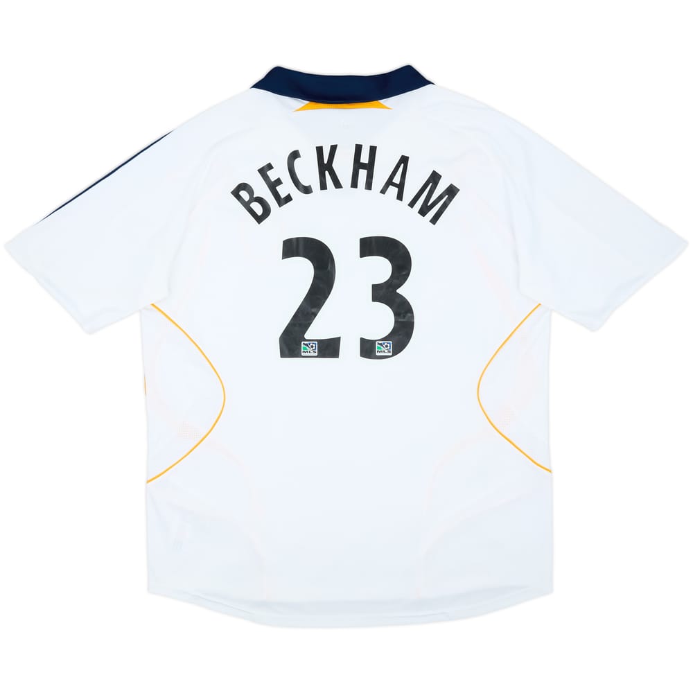 2007-08 LA Galaxy Home Shirt Beckham #23 - 8/10 - (XXL)