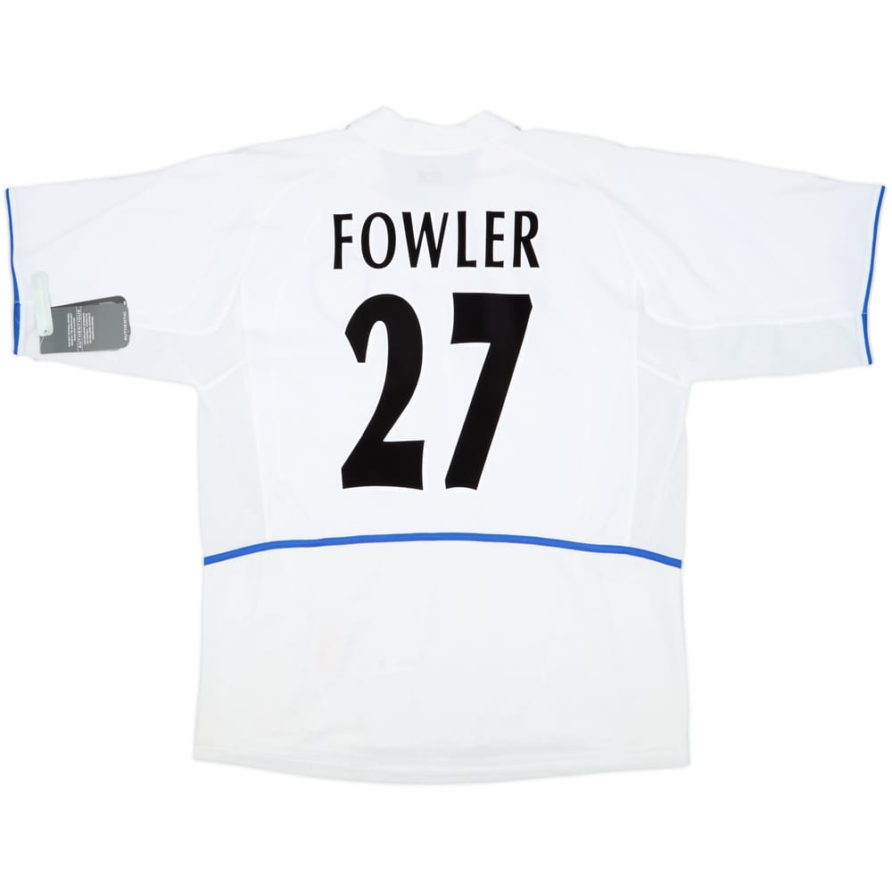 2002-03 Leeds United Home Shirt Fowler #27 (XL)