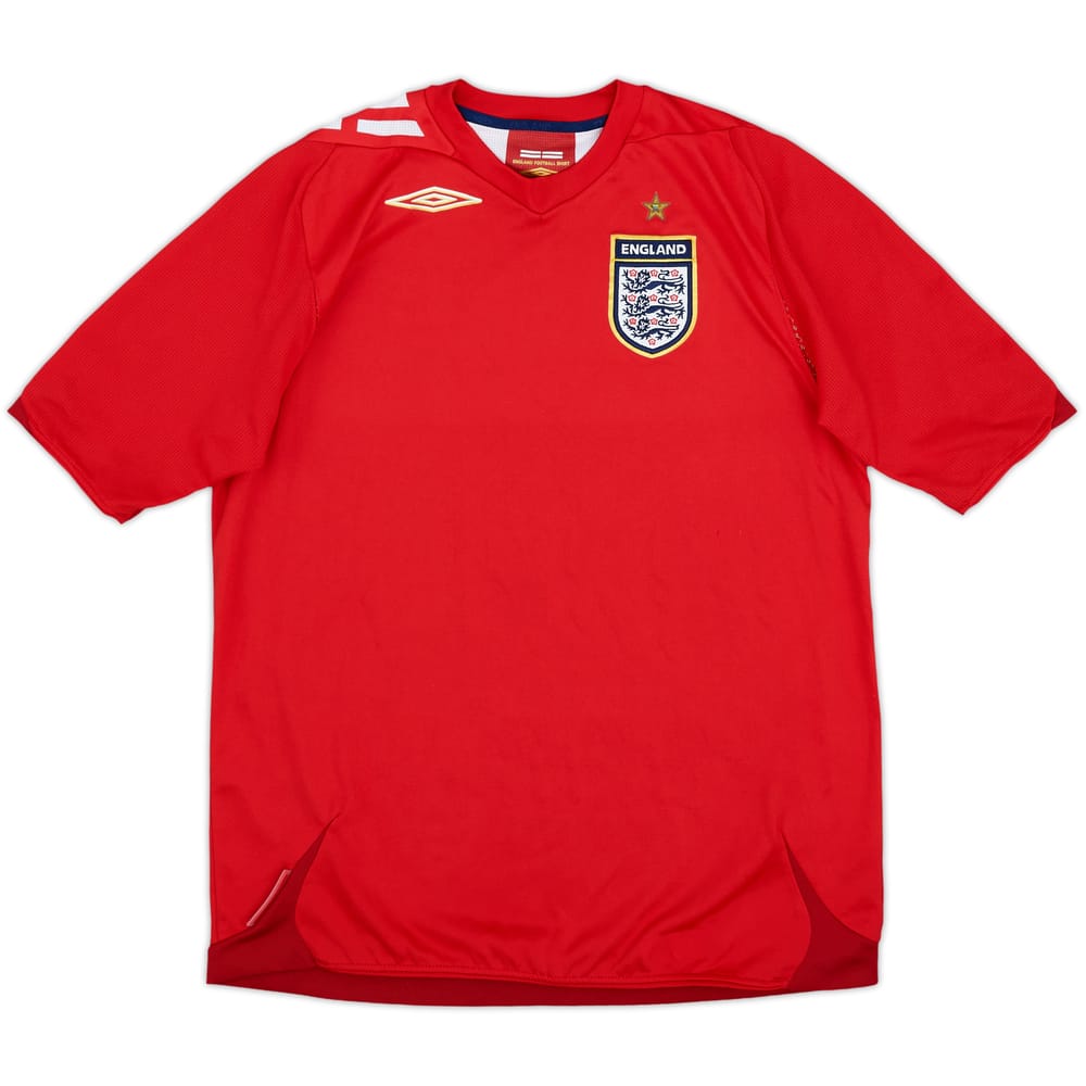 2006-08 England Away Shirt - 6/10 - (L.Boys)