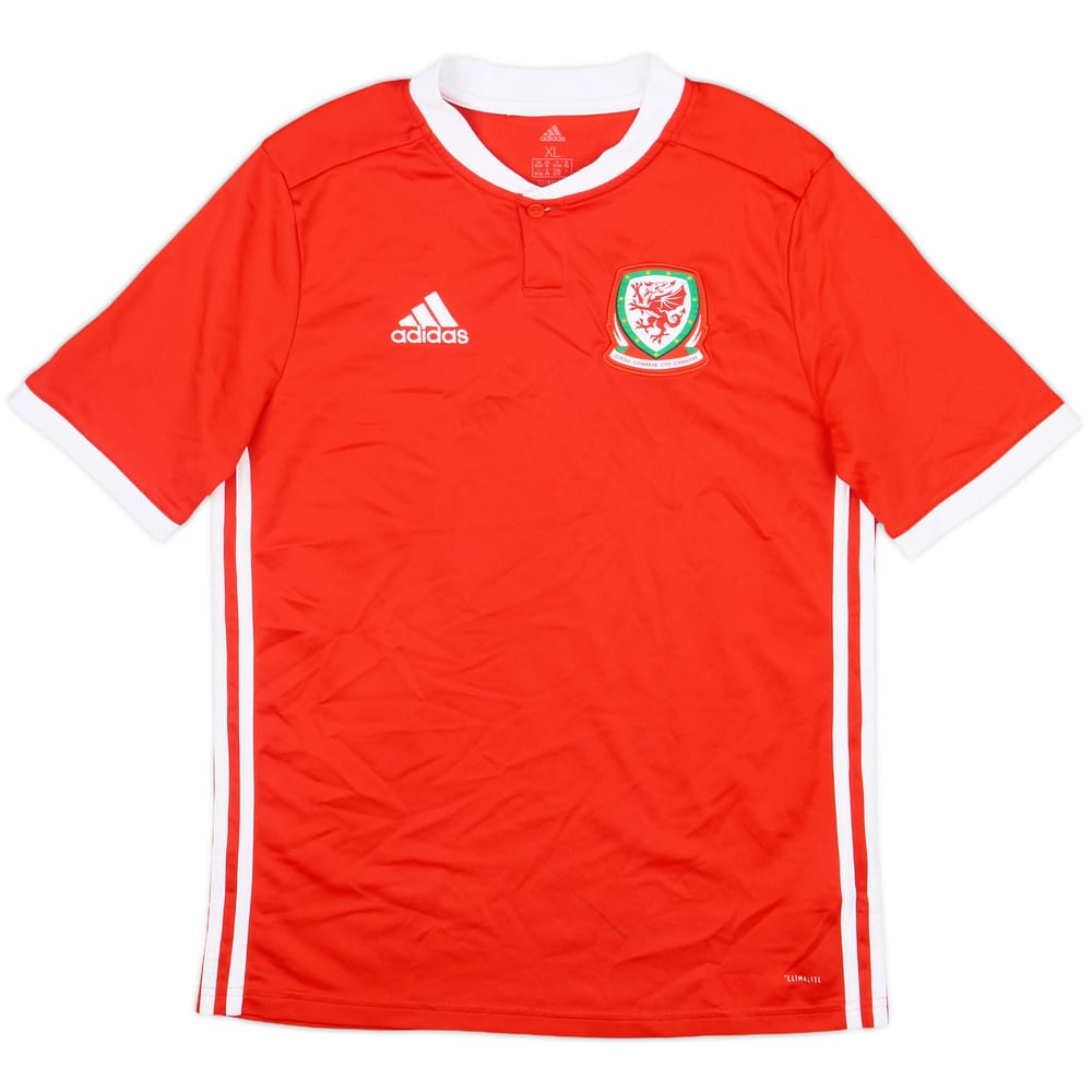 2018-19 Wales Home Shirt - 7/10 - (XL.Boys)