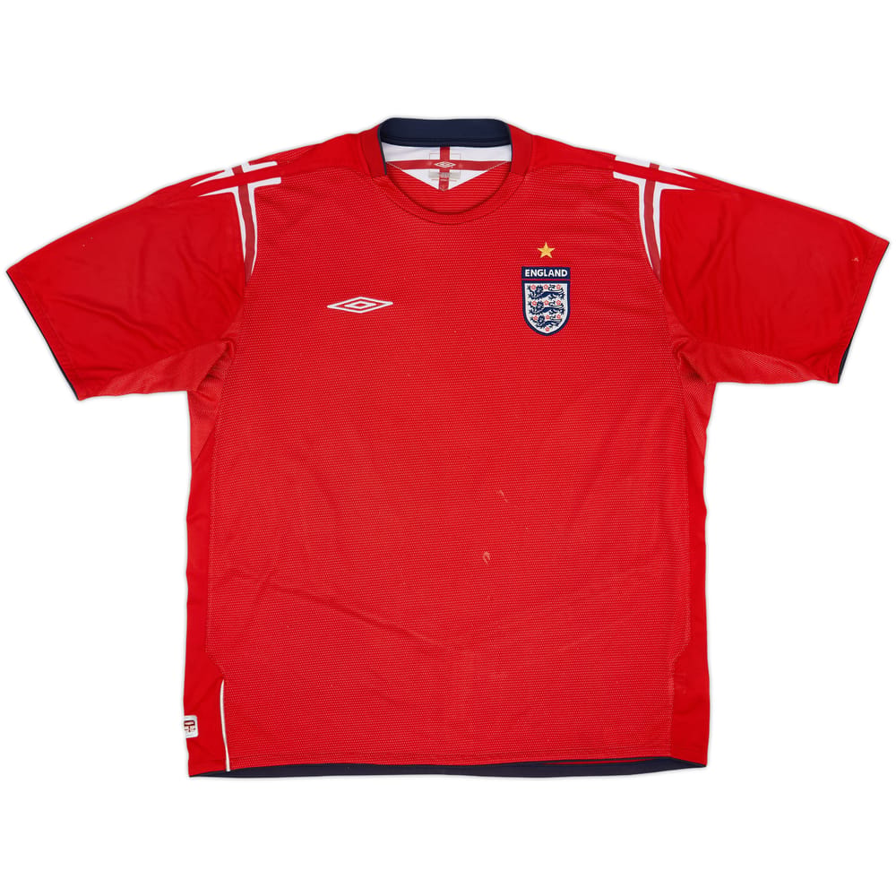 2004-06 England Away Shirt - 5/10 - (XXL)