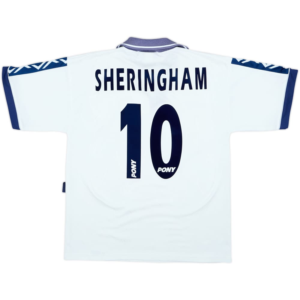 1995-97 Tottenham Home Shirt Sheringham #10 - 7/10 - (M)