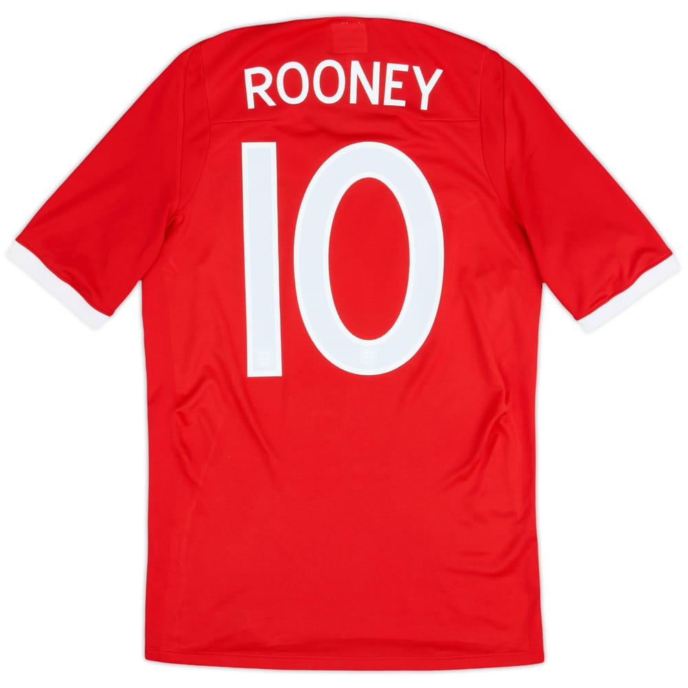 2010-11 England Away Shirt Rooney #10 - 9/10 - (XS)