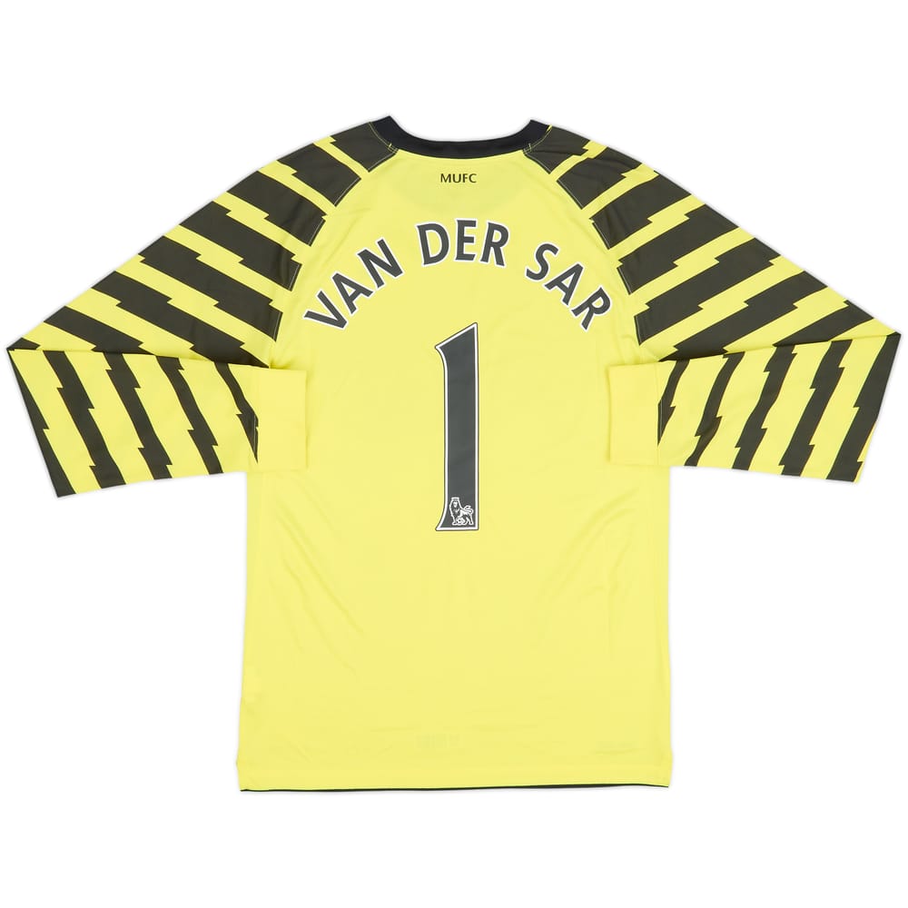 2010-11 Manchester United Yellow GK Shirt Van Der Sar #1 - 9/10 - (S)