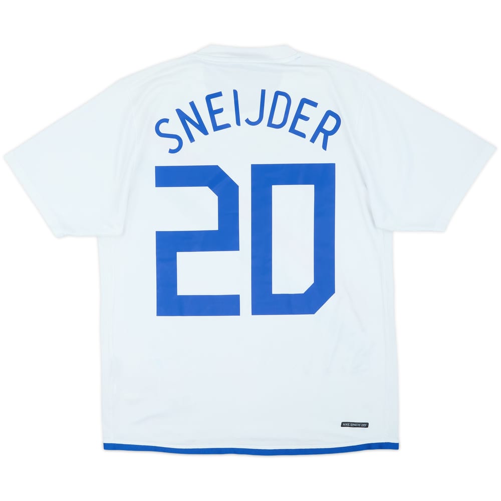 2006-08 Netherlands Away Shirt Sneijder #20 - 7/10 - (S)