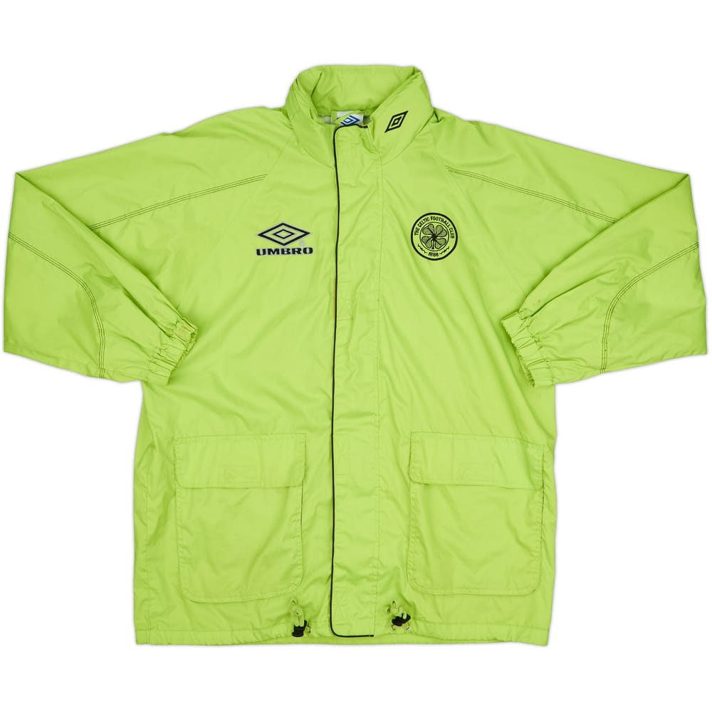 1998-99 Celtic Umbro Hooded Rain Jacket - 8/10 - (S)
