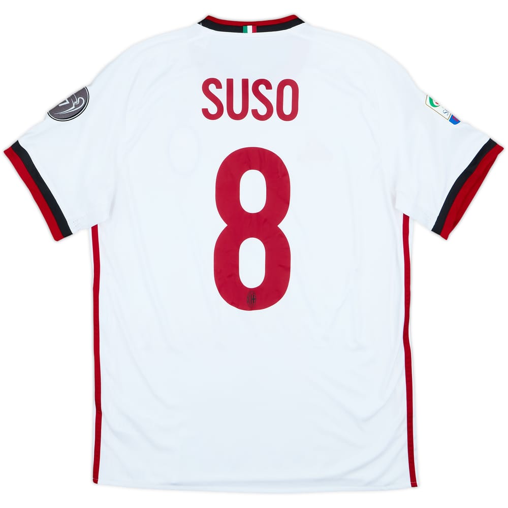 2017-18 AC Milan Away Shirt Suso #8 - 7/10 - (M)