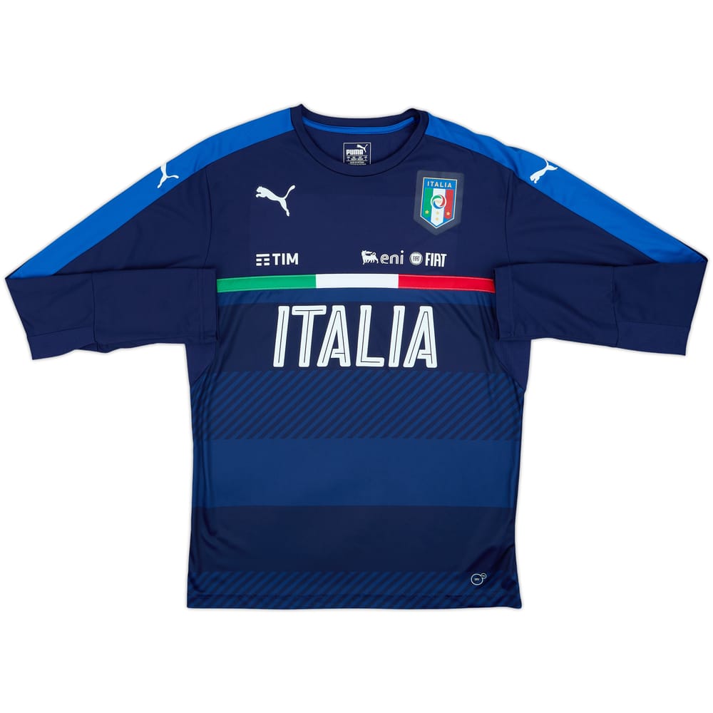 2016-17 Italy Puma Taining L/S Shirt - 8/10 - (L)