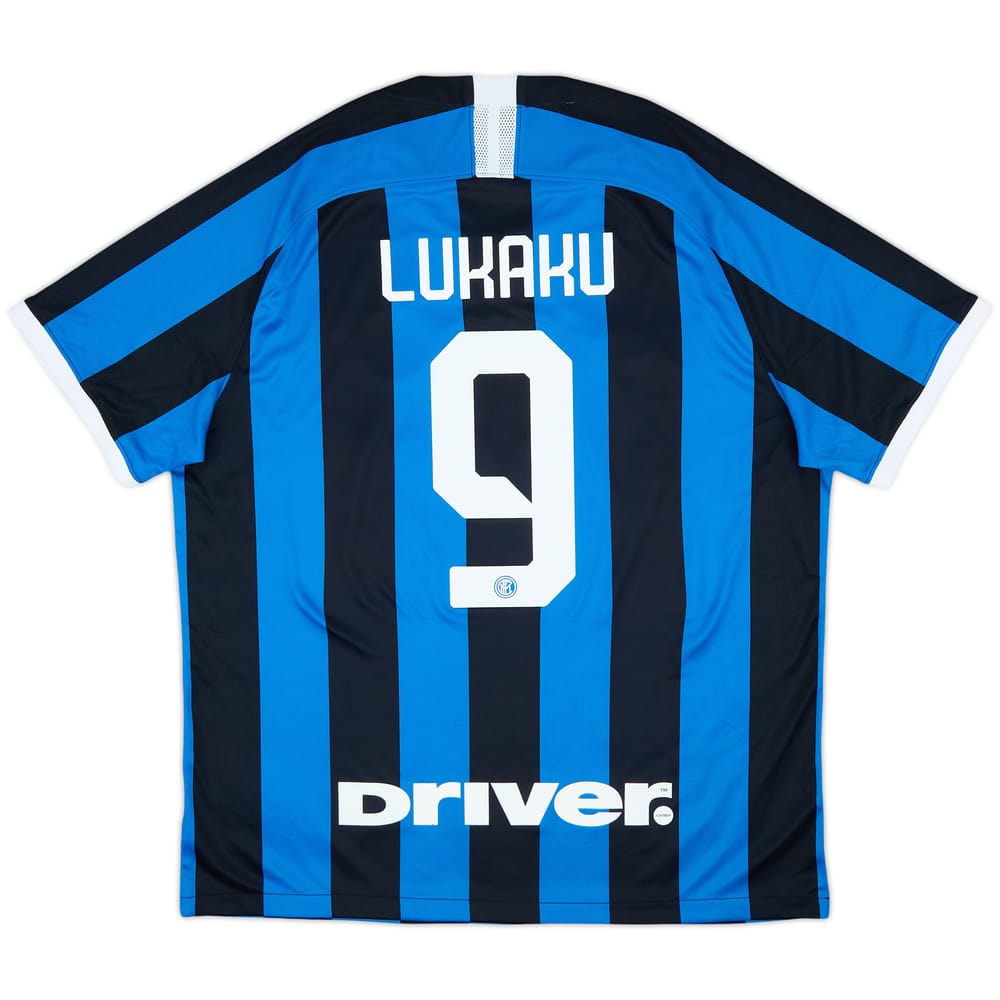 2019-20 Inter Milan Home Shirt Lukaku #9 - 8/10 - (XL)