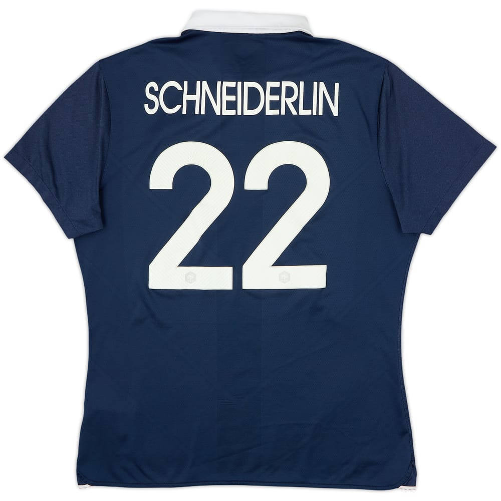 2014-15 France Authentic Home Shirt Schneiderlin #22 - 8/10 - (XL)