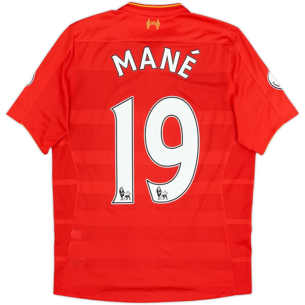 2016-17 Liverpool Home Shirt Mane #19 - 6/10 - (S)