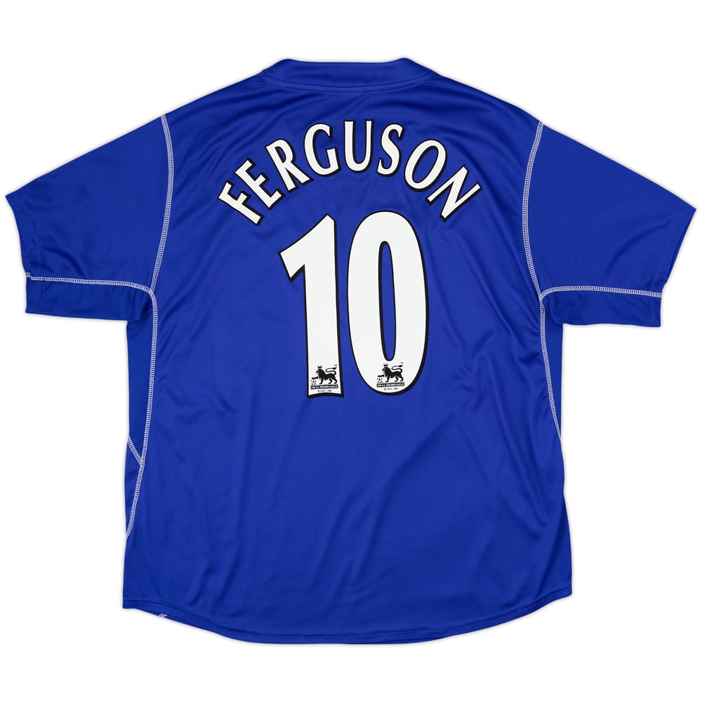 2002-03 Everton Home Shirt Ferguson #10 - 8/10 - (XXL)