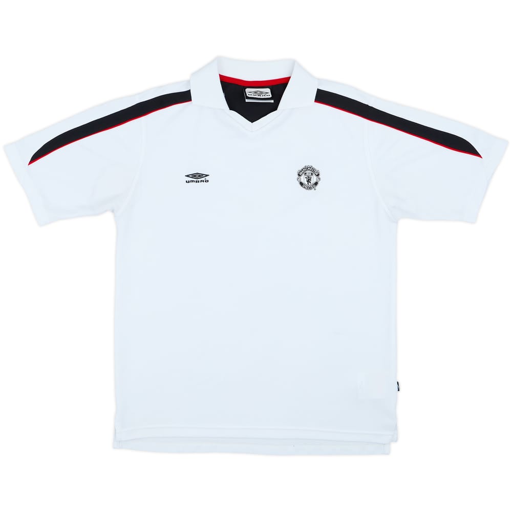 2002-03 Manchester United Umbro Polo Shirt - 8/10 - (M)