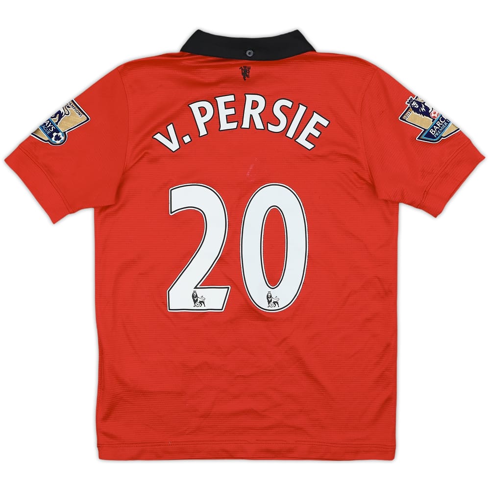 2013-14 Manchester United Home Shirt V.Persie #20 - 6/10 - (9-10 Years)