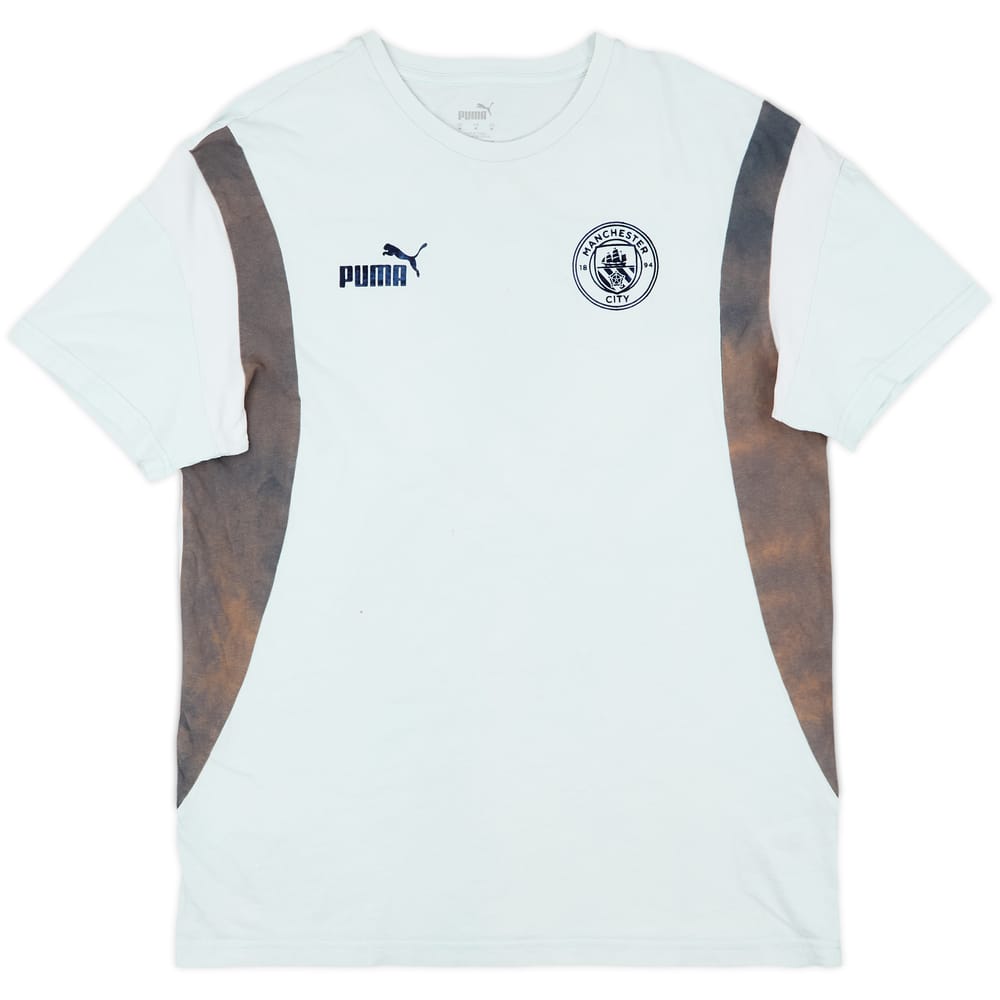 2022-23 Manchester City Puma Cotton Tee - 6/10 - (M)