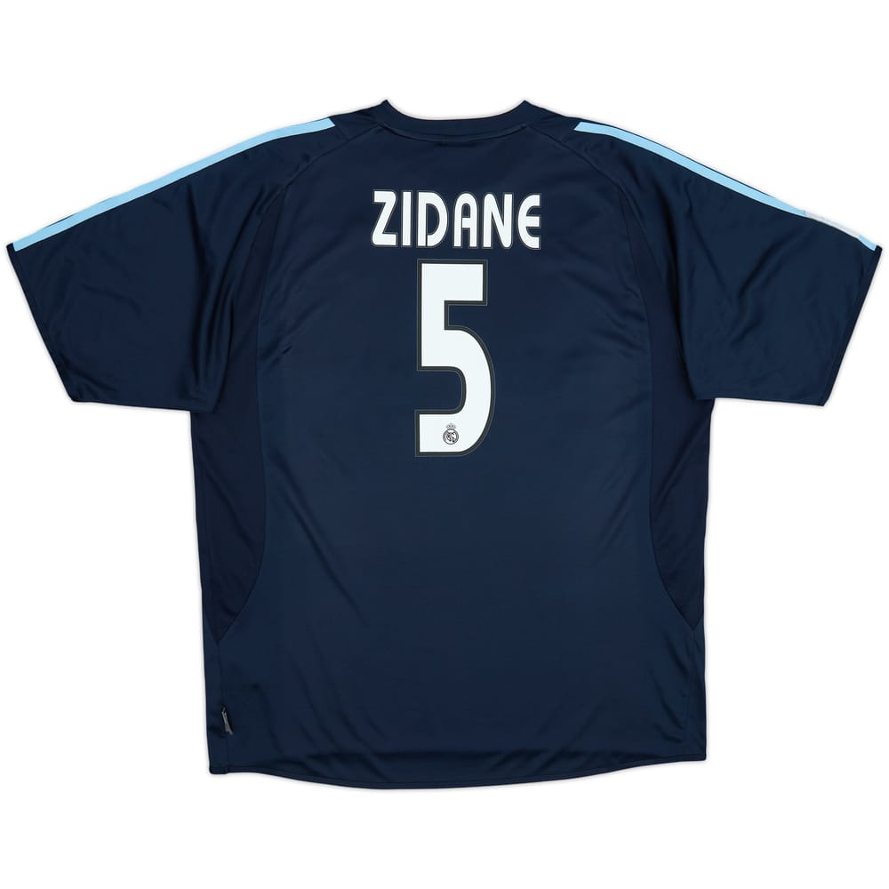 2003-04 Real Madrid Away Shirt Zidane #5 - 6/10 - (XL)