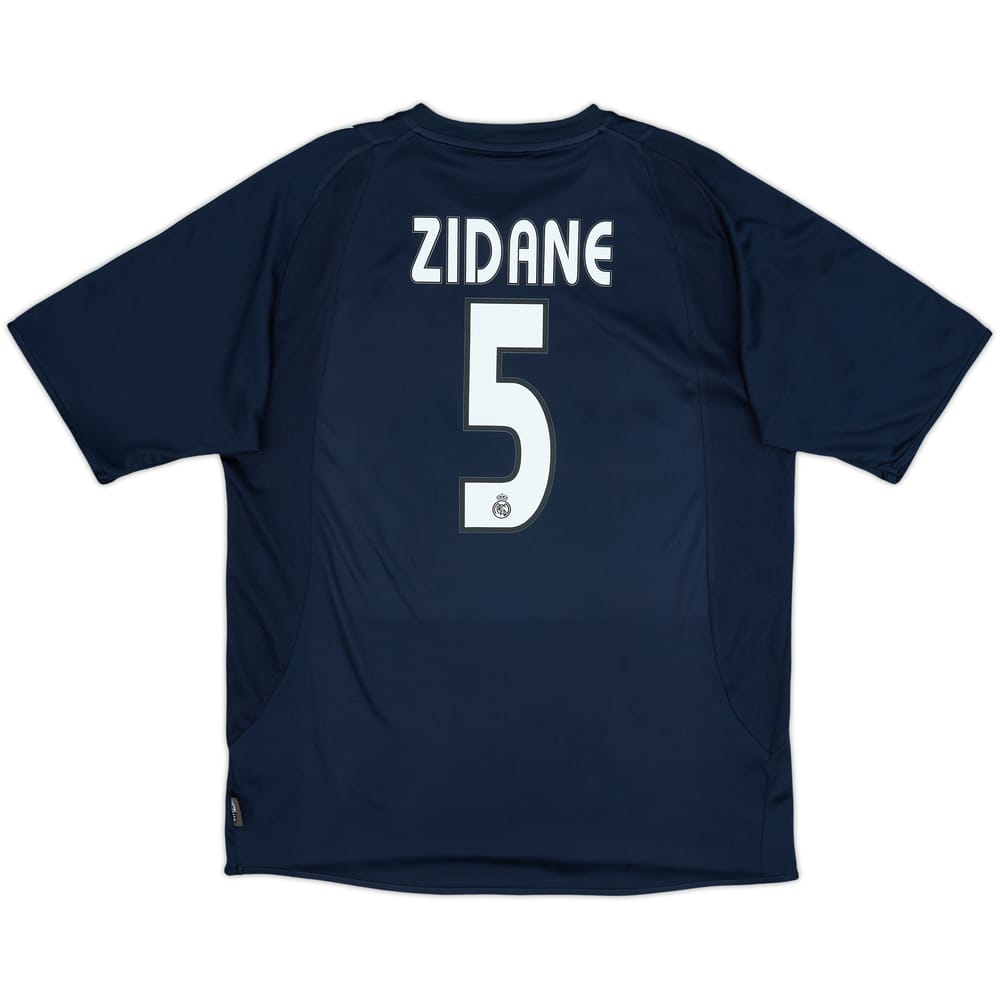 2003-04 Real Madrid Away Shirt Zidane #5 - 6/10 - (L)