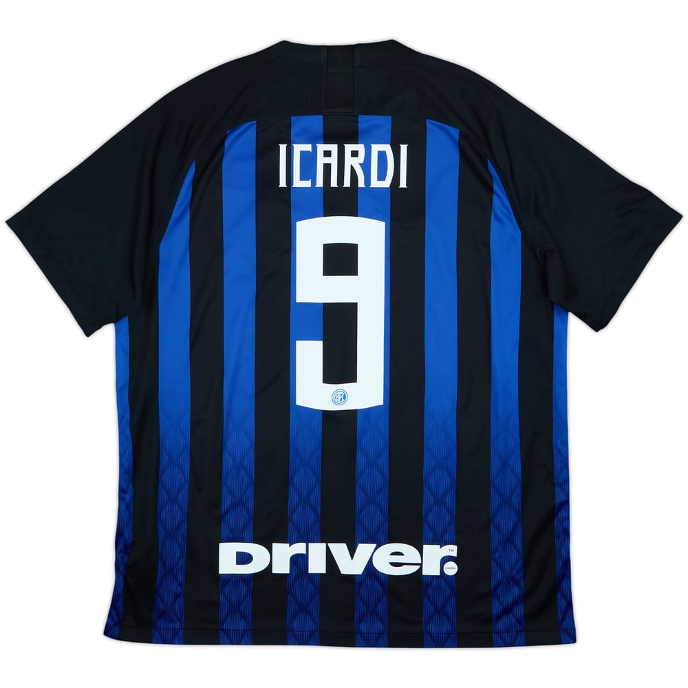 2018-19 Inter Milan Home Shirt Icardi #9 - 8/10 - (XL)